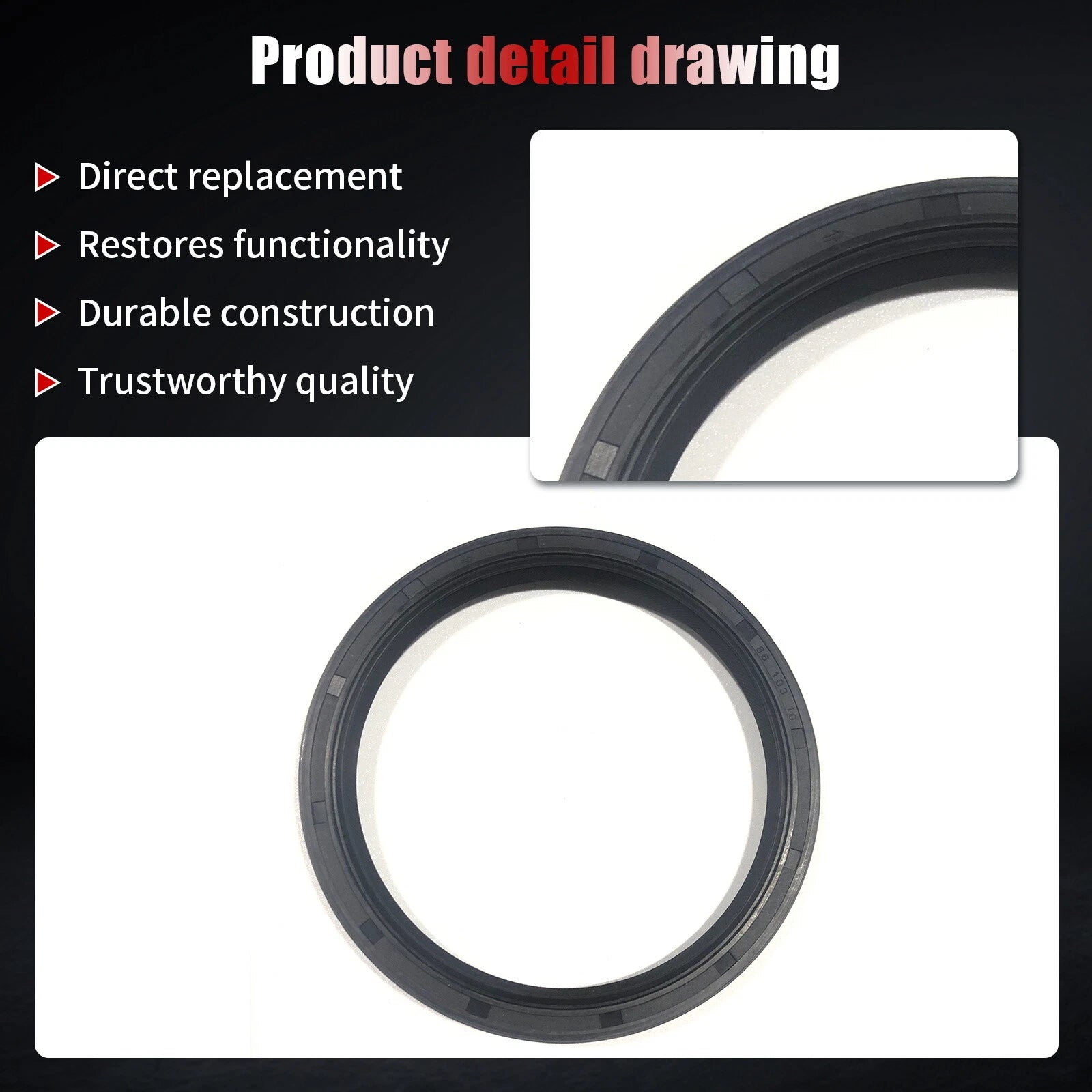 Rear Main Seal for Subaru Legacy Outback Impreza Tribeca (1990–2010)