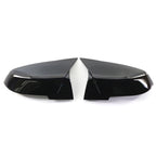 2X Gloss Black Rearview Mirror Cover Caps for BMW 1 2 3 4 Series X1 M2 I3 I3S