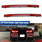 Red Lens Rear Bumper Reflector Brake Light for Chevrolet Corvette (2014–2019)
