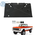 Steel License Plate Bracket for Chevrolet (1968–1972) Black E-coat