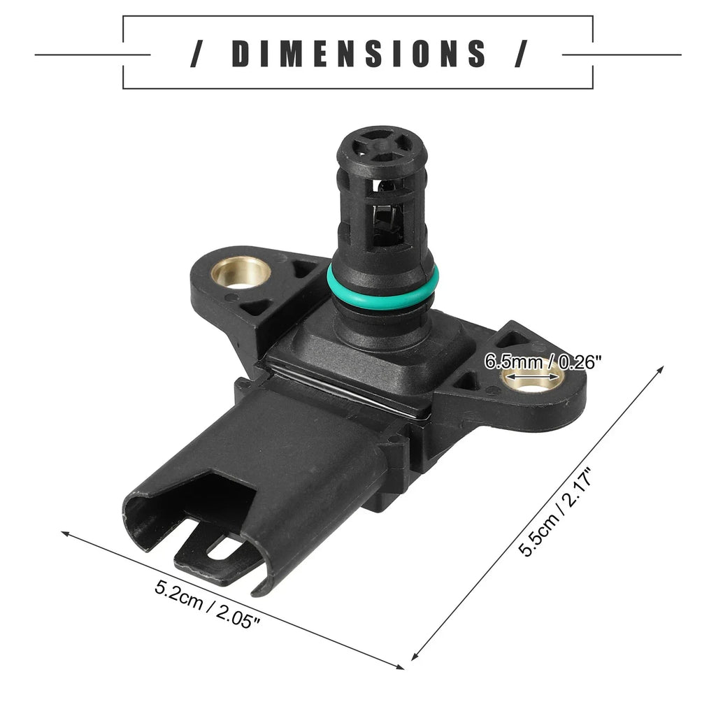 Black Engine Oil Pressure Sensor for BMW X6 335i (2009-2013)