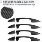 Door Handle Cover Trim for Toyota Corolla (Carbon Fiber Black)