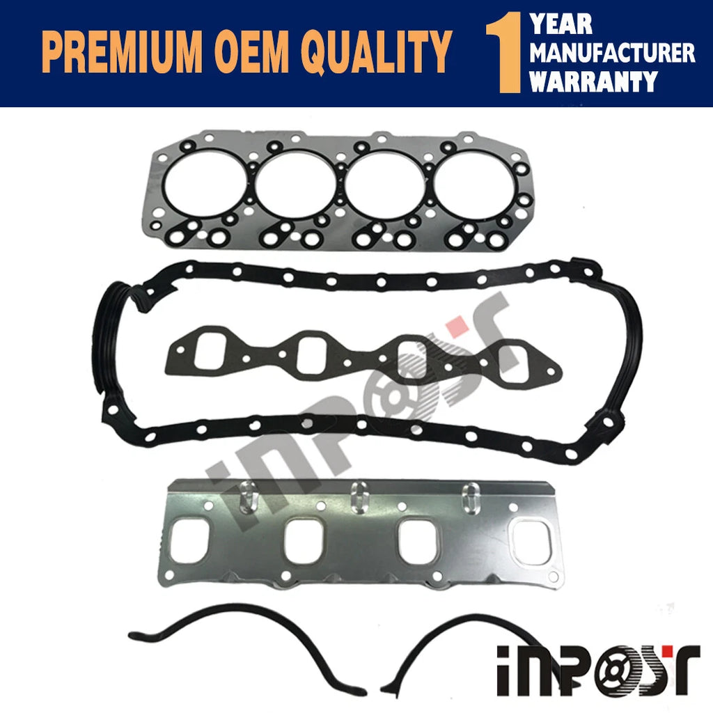 Overhaul Full Gasket Set for Isuzu 4JB1 2.8L (1985–1995)