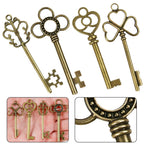Brass Skeleton Key for DIY Projects (No specific make/model)