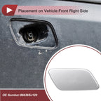 Front Right Washer Nozzle Cover Cap for Subaru Forester (2018–2021) Silver Tone
