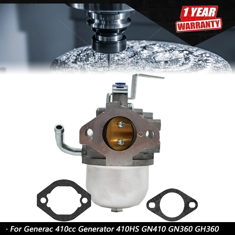 Carburetor for Generac 410cc Generator (410HS, GN410, GN360, GH360)