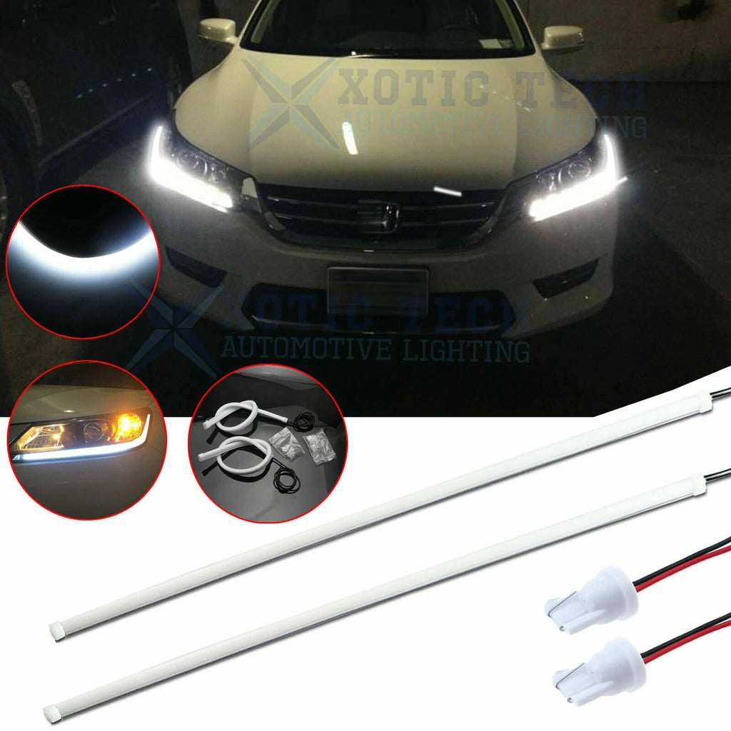 LED DRL Strip Headlight Retrofit for Honda Accord Sedan (2013–2015)