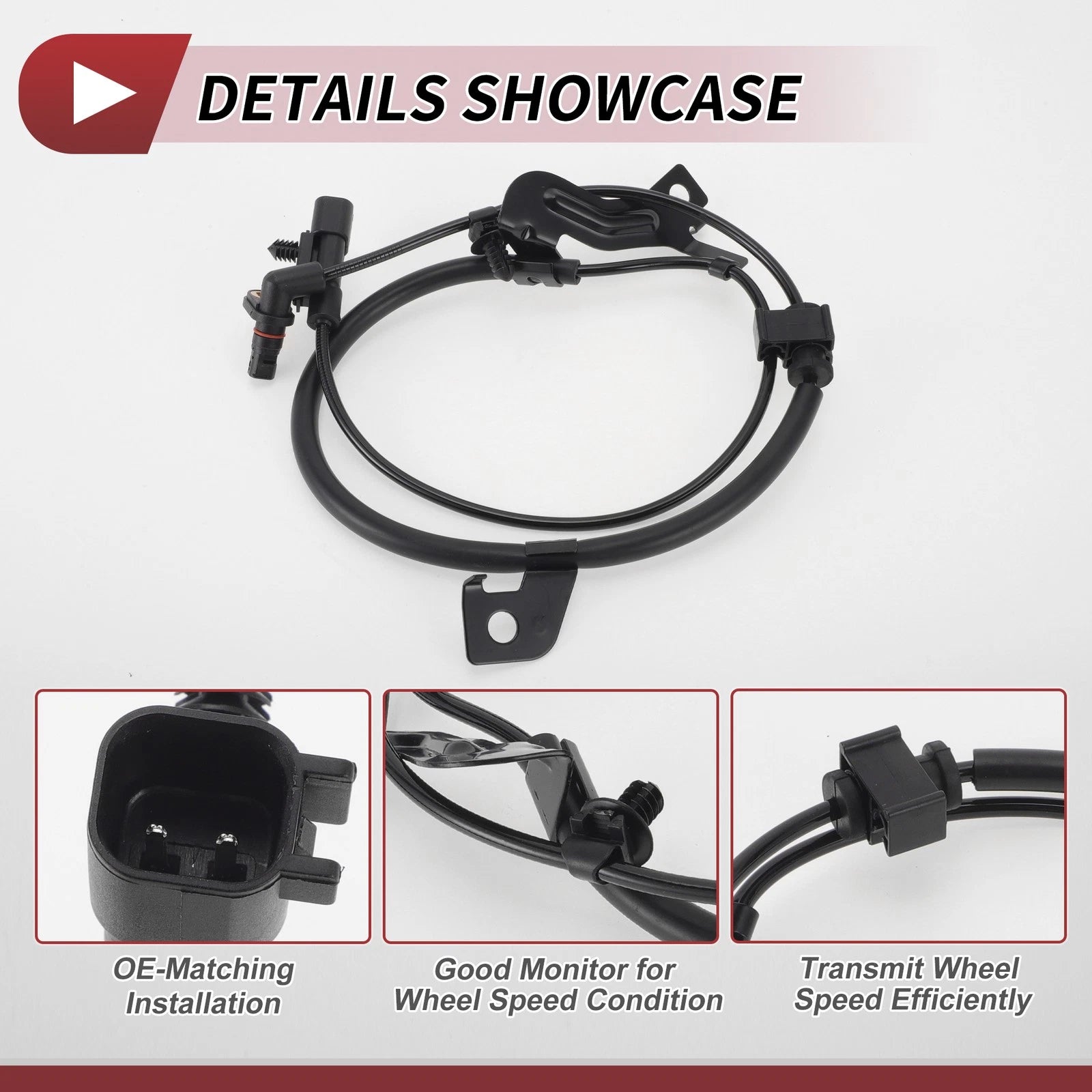 ABS Wheel Speed Sensor No. 4743874AF for Dodge Journey (2009–2020) Rear Right
