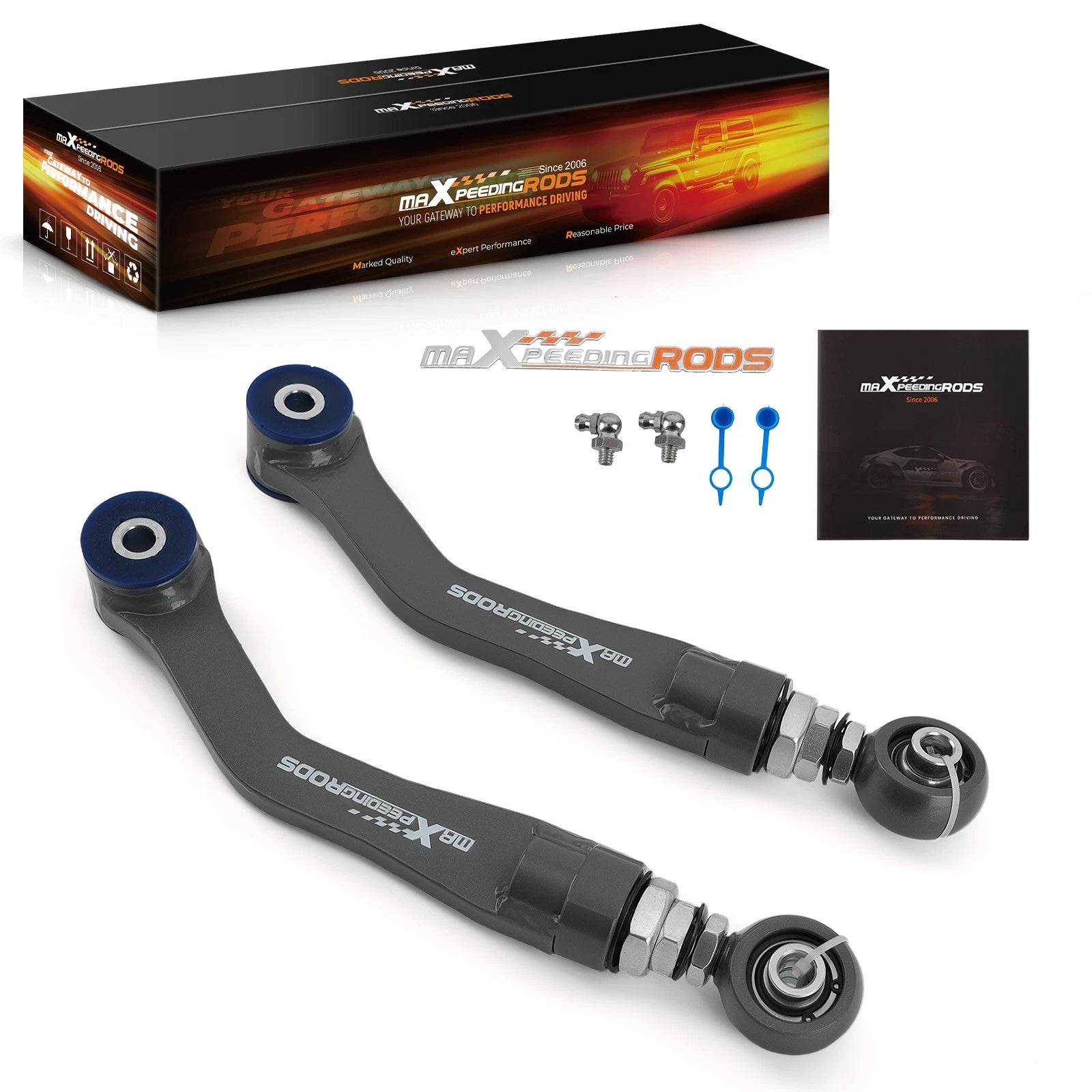 Adjustable Rear Upper Camber Arms Set for Chrysler 300 (2005–2023)