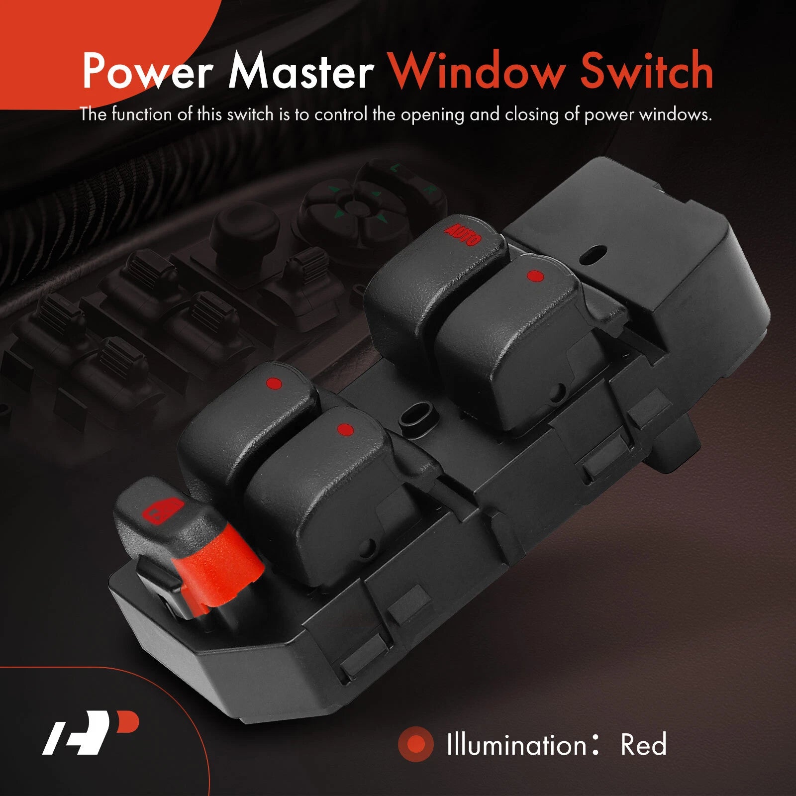 Front Left Power Window Switch for Pontiac G6 (2005-2009)