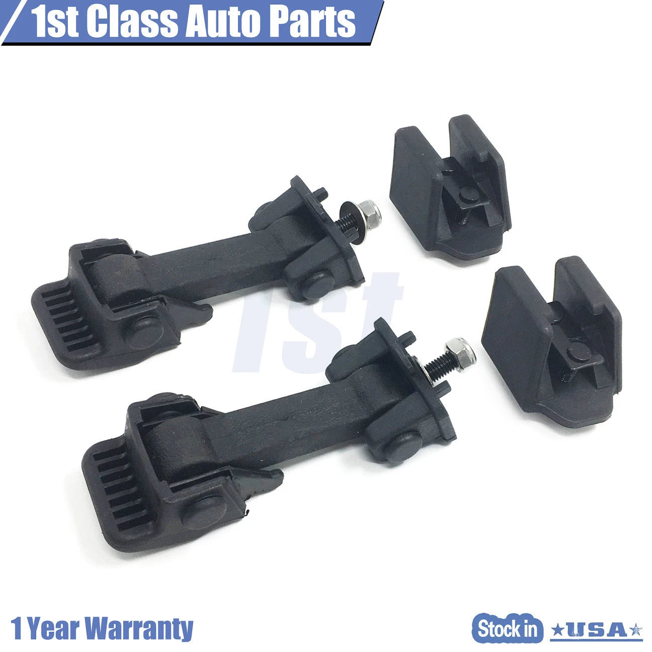Set of 2 Hood Catch & Bracket Latch for Jeep Wrangler (2007–2016) 55395653AF