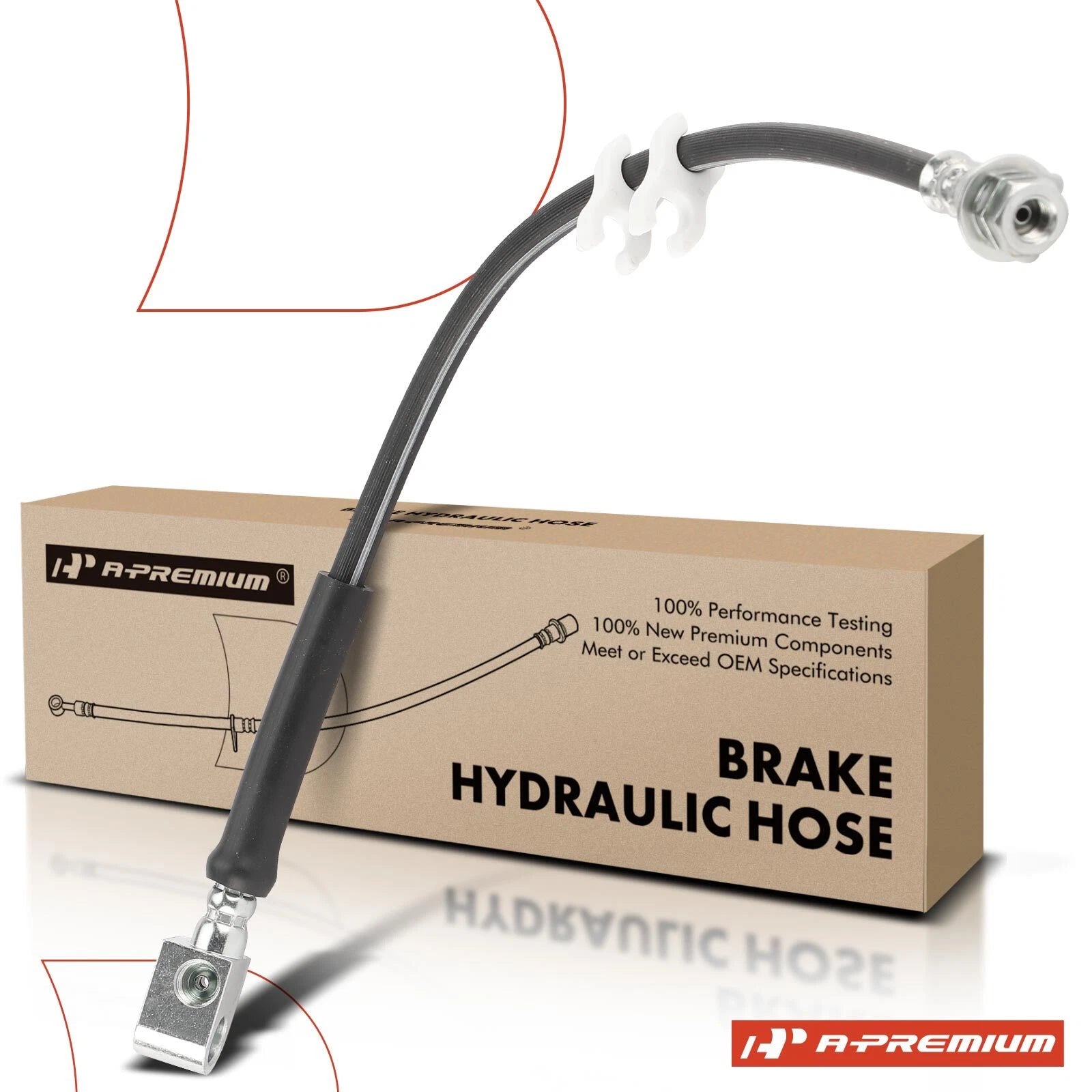 Rear Center Brake Hydraulic Hose for Ford F-150 F-250 F-350 (1992–1997)