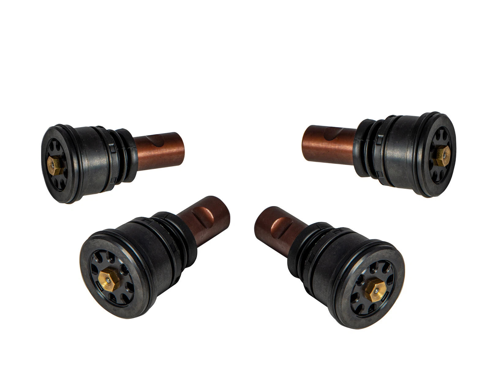 Set of 4 SuperATV Super Duty Ball Joints for Polaris Ranger XP 800 (2008–2014)