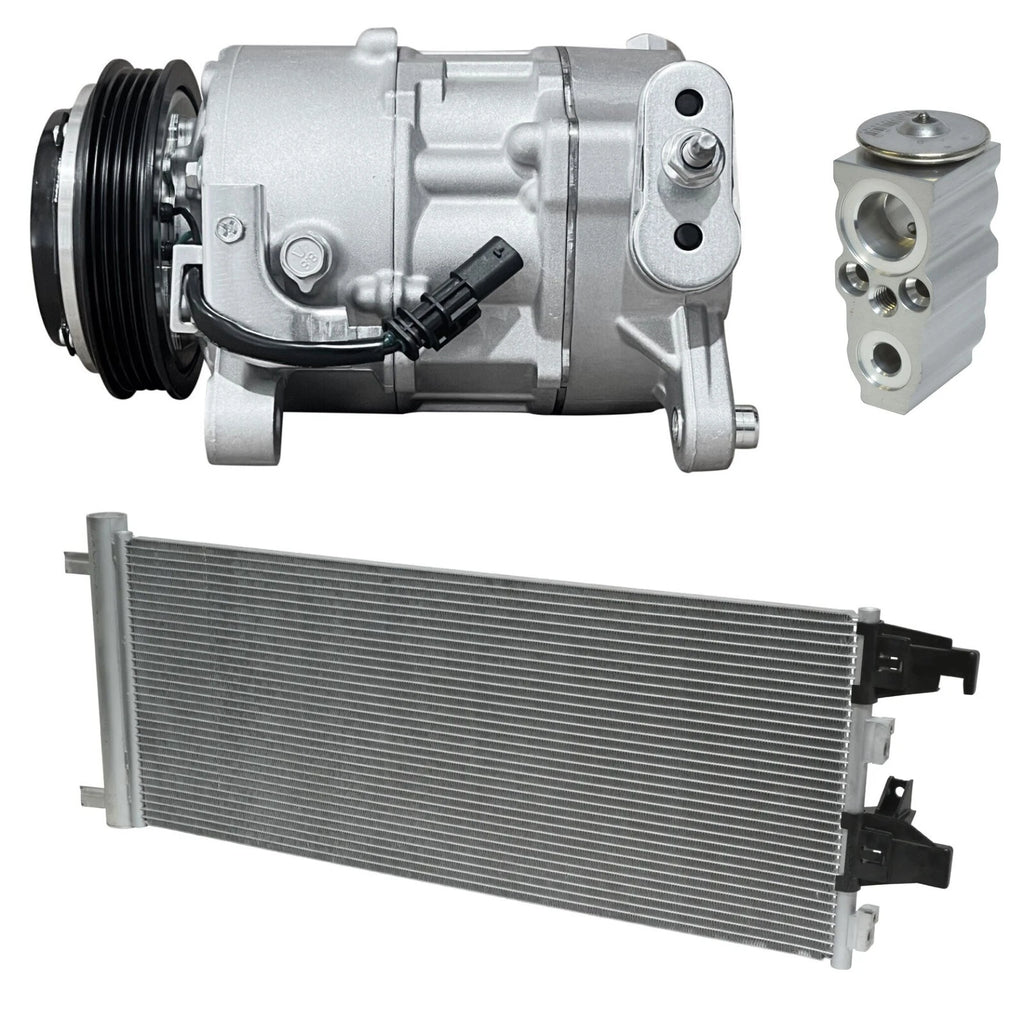 AC Compressor Kit With Condenser for GMC Sierra 1500 6.2L (2019–2019)