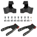 Set of 4" Drop Rear Shackles for Chevy Silverado 1500 GMC Sierra 1500 (1999–2006)