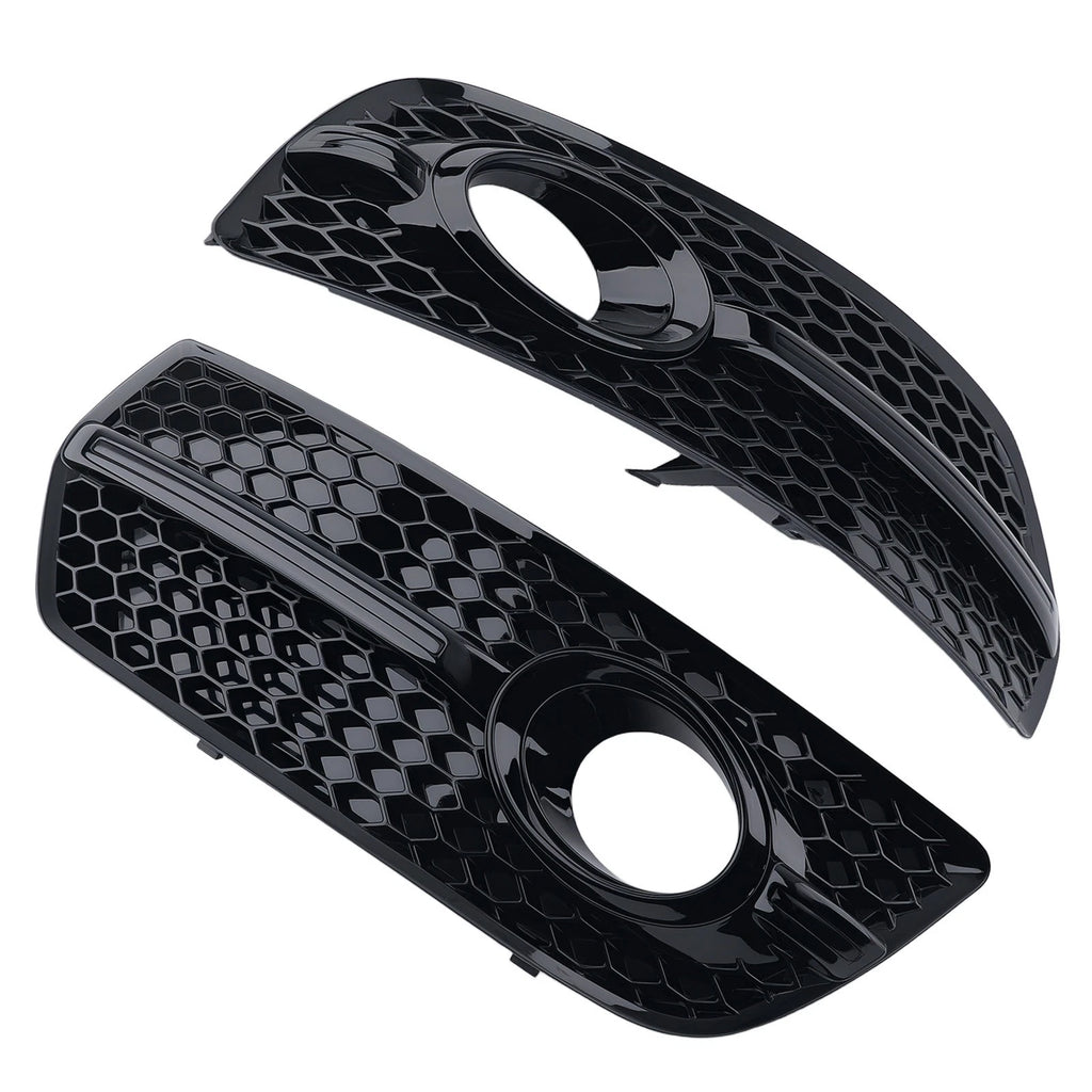 2X Front Bumper Fog Lamp Grille Cover for Audi Q5 (2009–2012) 8R0807682A01C