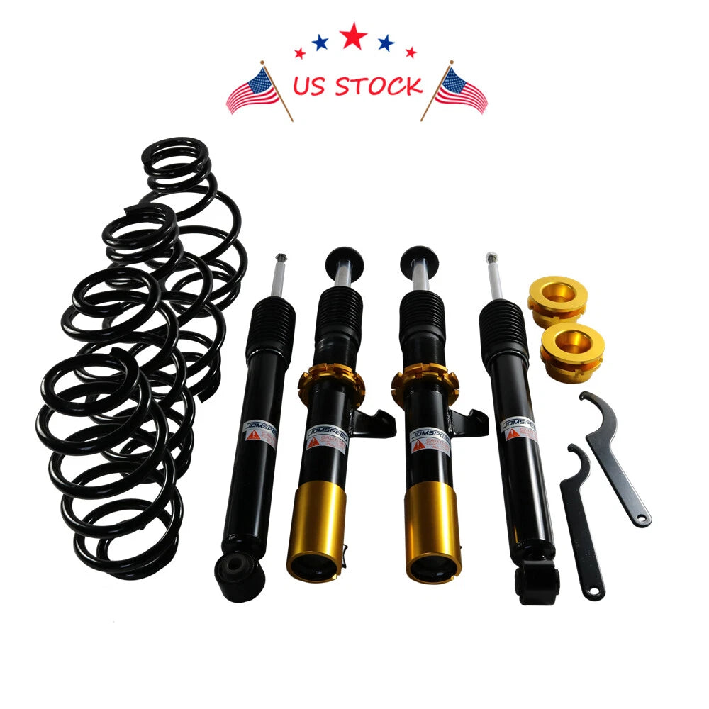 Set of 4 Coilover Struts for VW Golf/Jetta (2006-2014) Suspension Kit