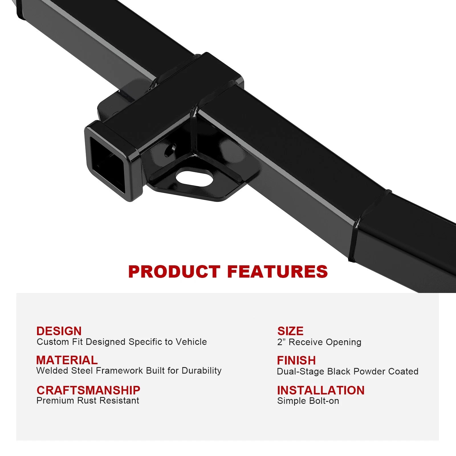 Trailer Hitch Receiver for Nissan Murano (2009-2014)