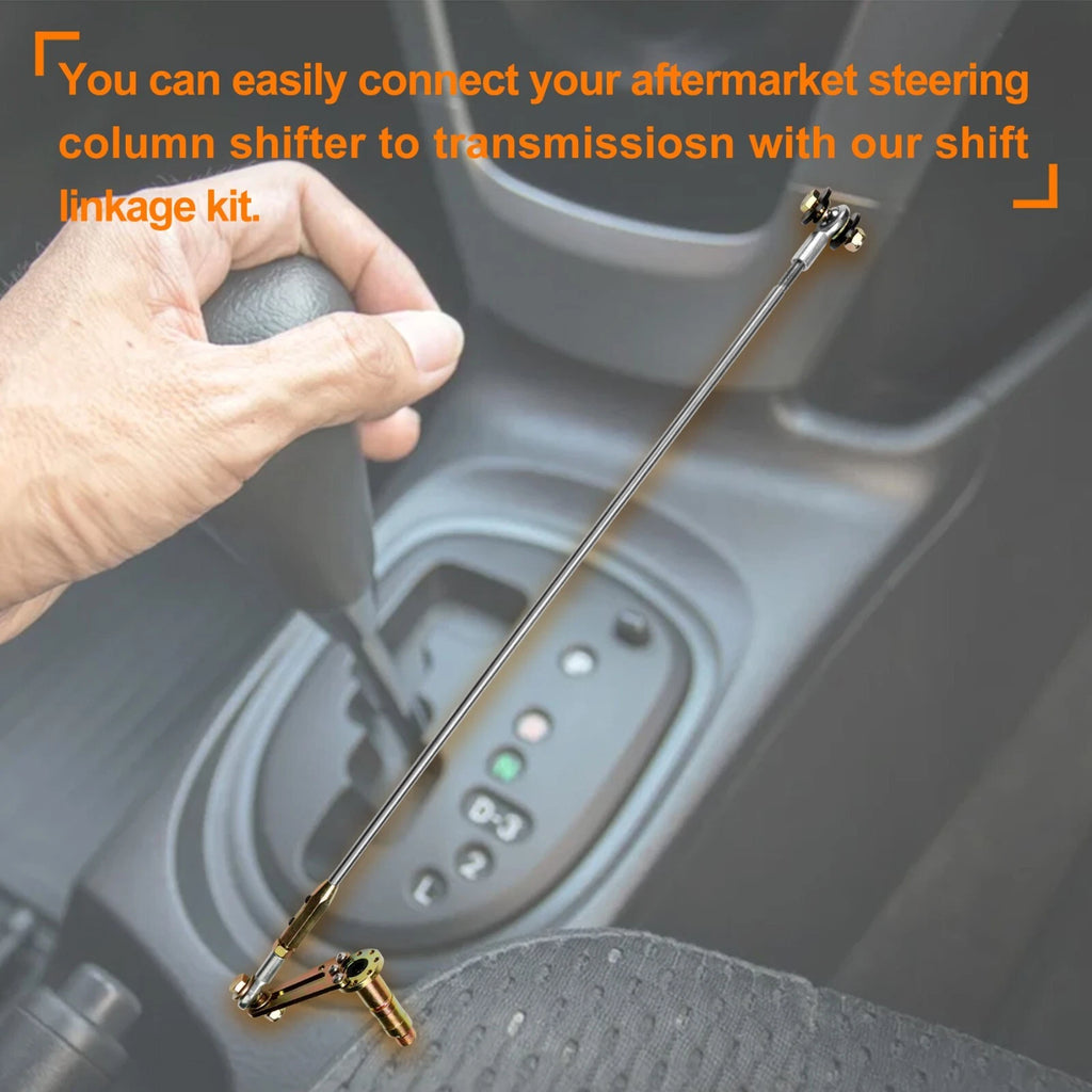Adjustable Column Shift Linkage Kit for AOD Ford Transmission (21")