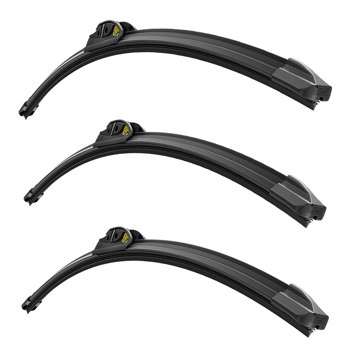 3pc Wiper Blade Kit for Valeo Ultimate Beam (2010–2020)
