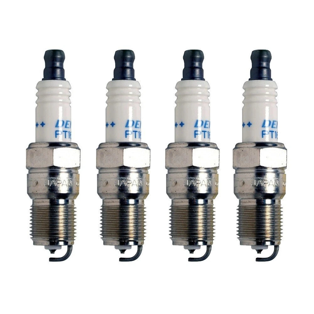 Set of 4 Denso Double Platinum Spark Plugs Gap 0.050 for Buick Chevy Ford GMC Mazda