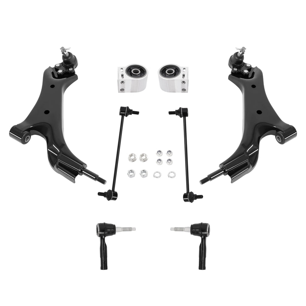 6pc Front Lower Control Arm w/Ball Joint Sway Bar for Equinox Terrain (2010–2017)