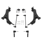6pc Front Lower Control Arm w/Ball Joint Sway Bar for Equinox Terrain (2010–2017)
