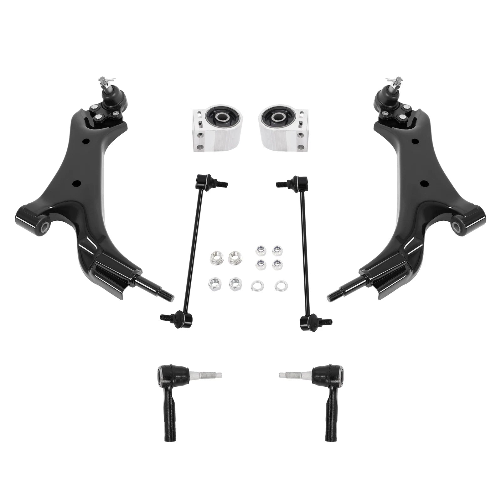 6pc Front Lower Control Arm w/Ball Joint Sway Bar for Equinox Terrain (2010–2017)