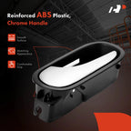2X Front Chrome Interior Door Handle with LED Hole for Chevy Malibu