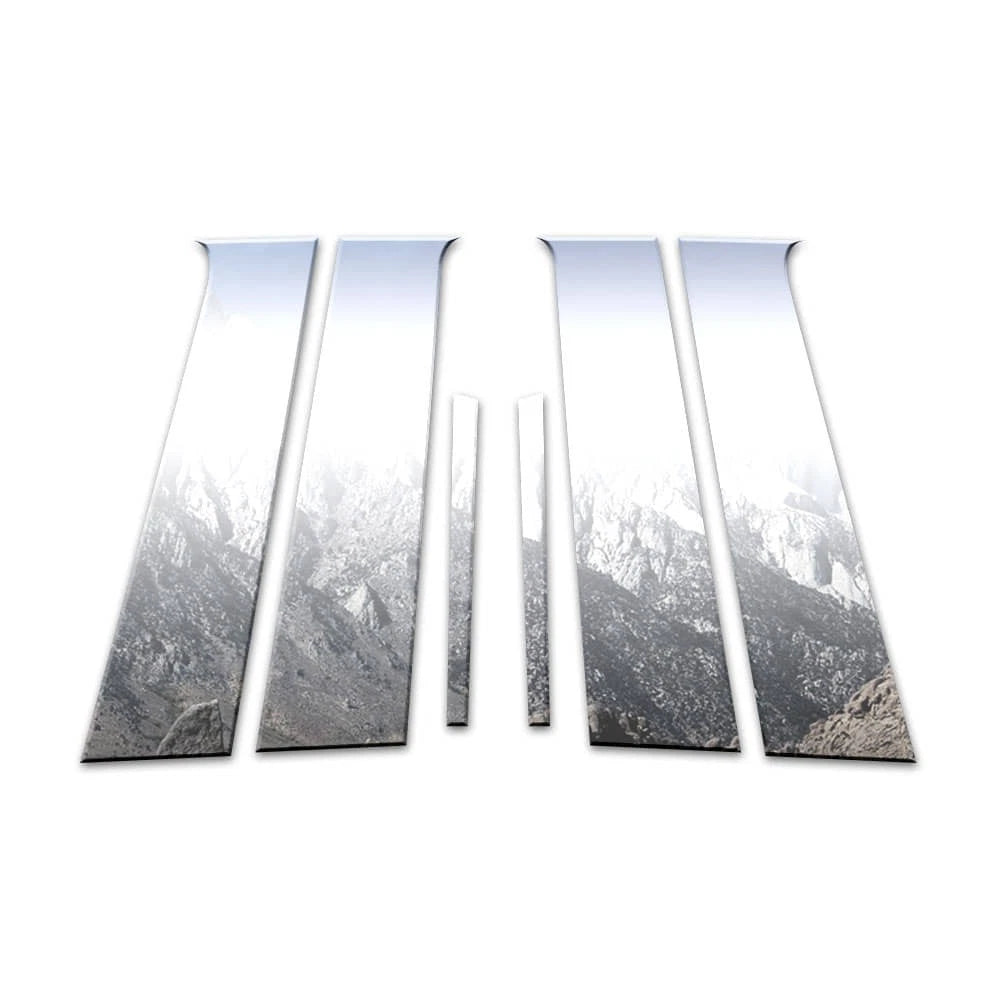 Pillar Post Covers Stainless Steel Diamond Grade Set for Chevy Volt (2009–2015)