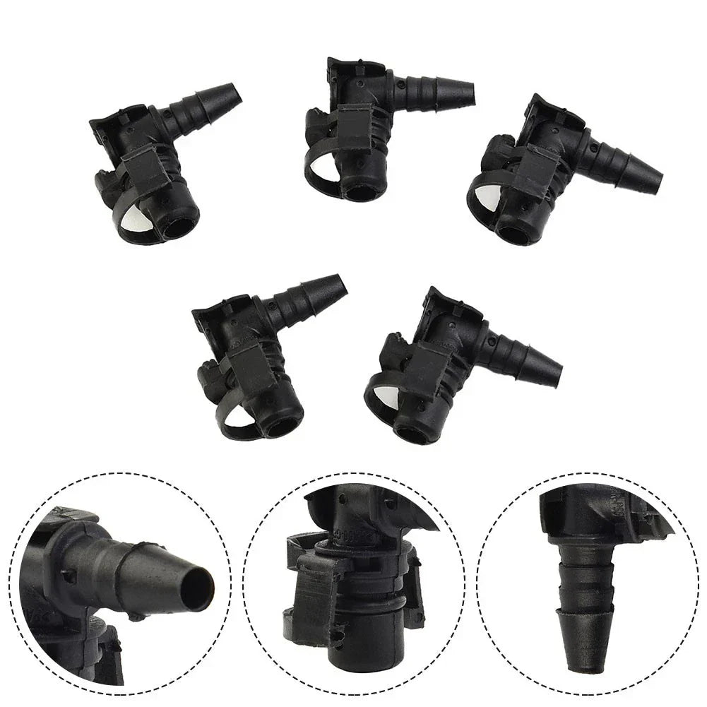 5 Pcs Throttle Valve Thermostat Body Heater Pipe Hose Connectors for Chevrolet