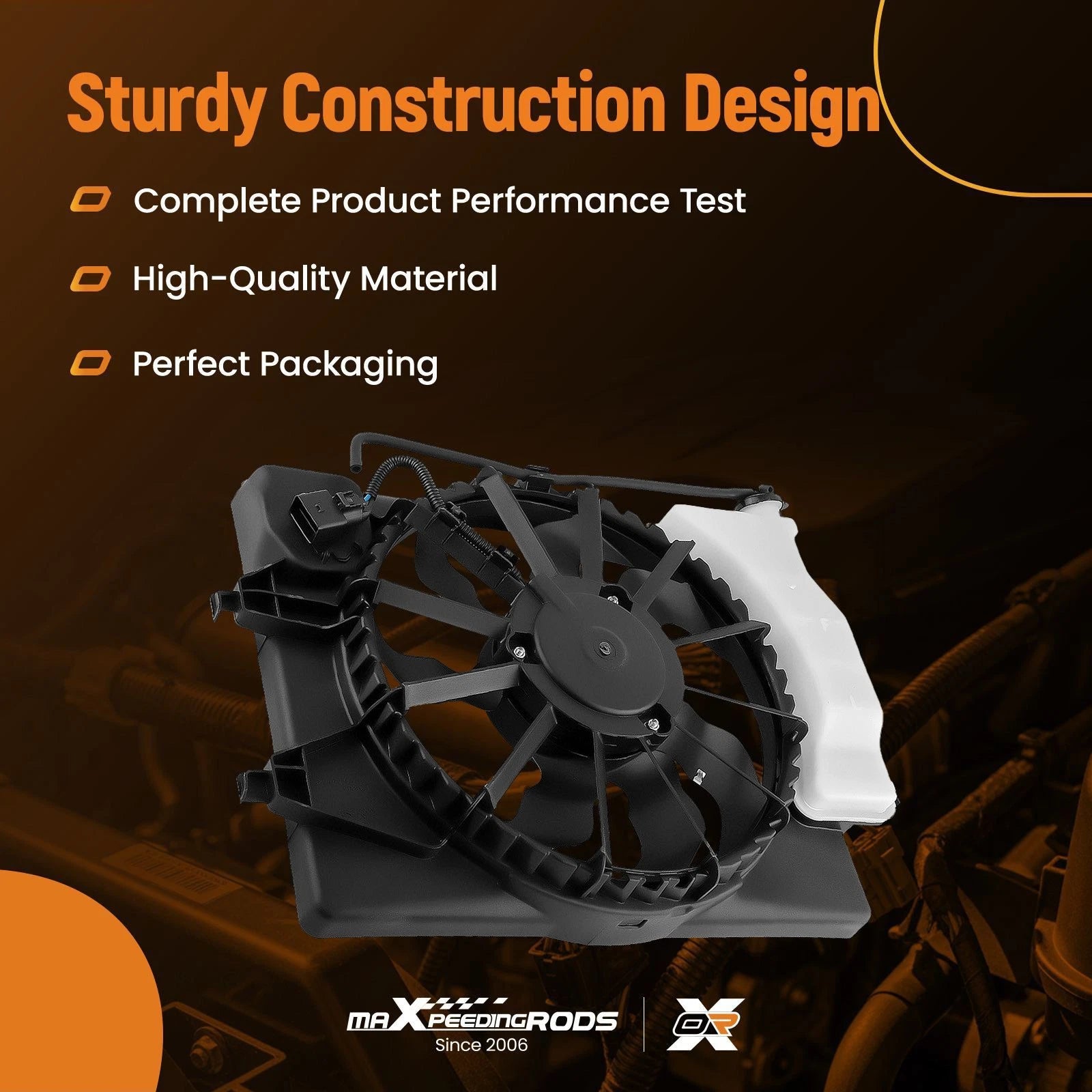 Engine Cooling Fan for Hyundai Accent, Kia Rio (2018–2023)