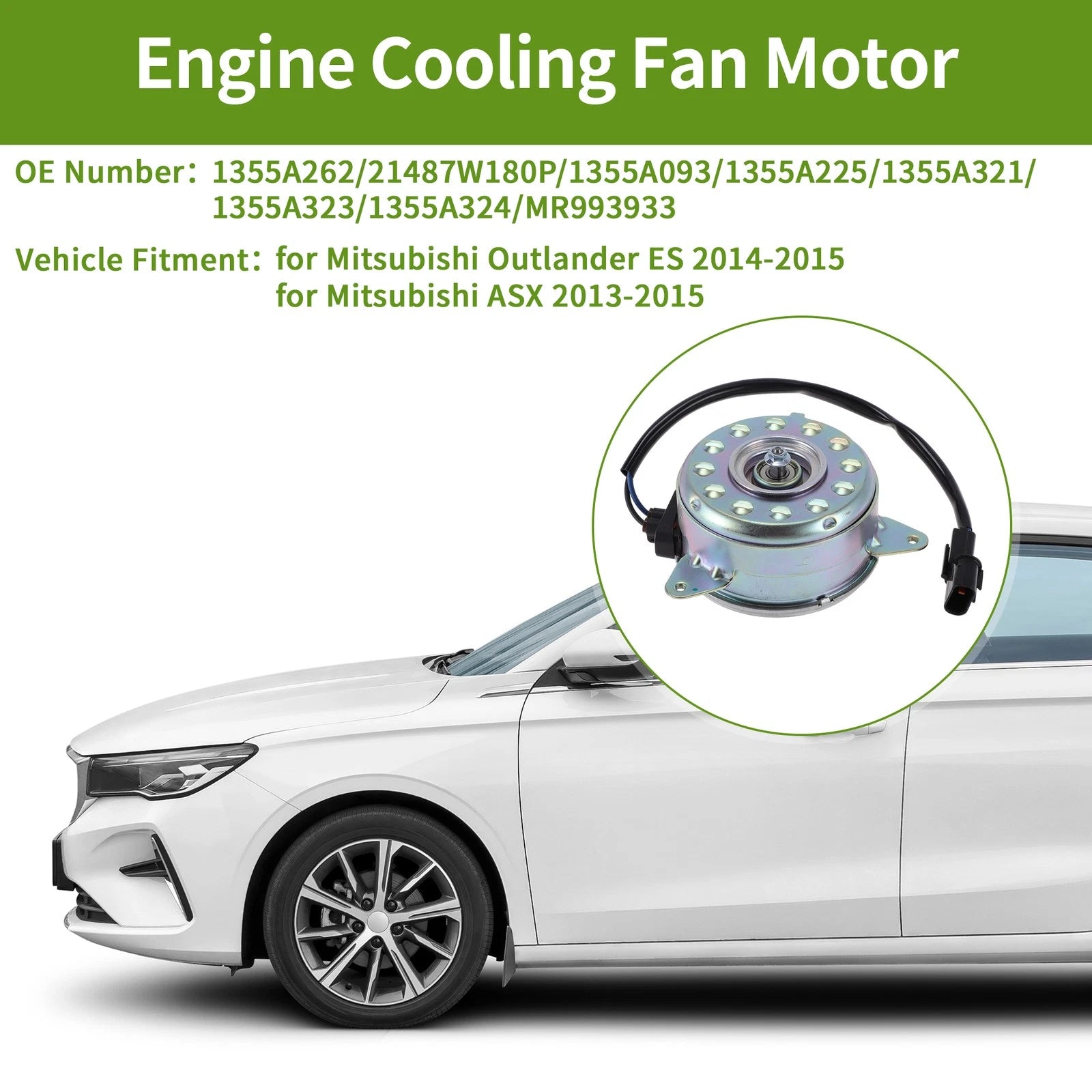 Radiator Fan Motor for Mitsubishi Outlander ES (2014–2015)