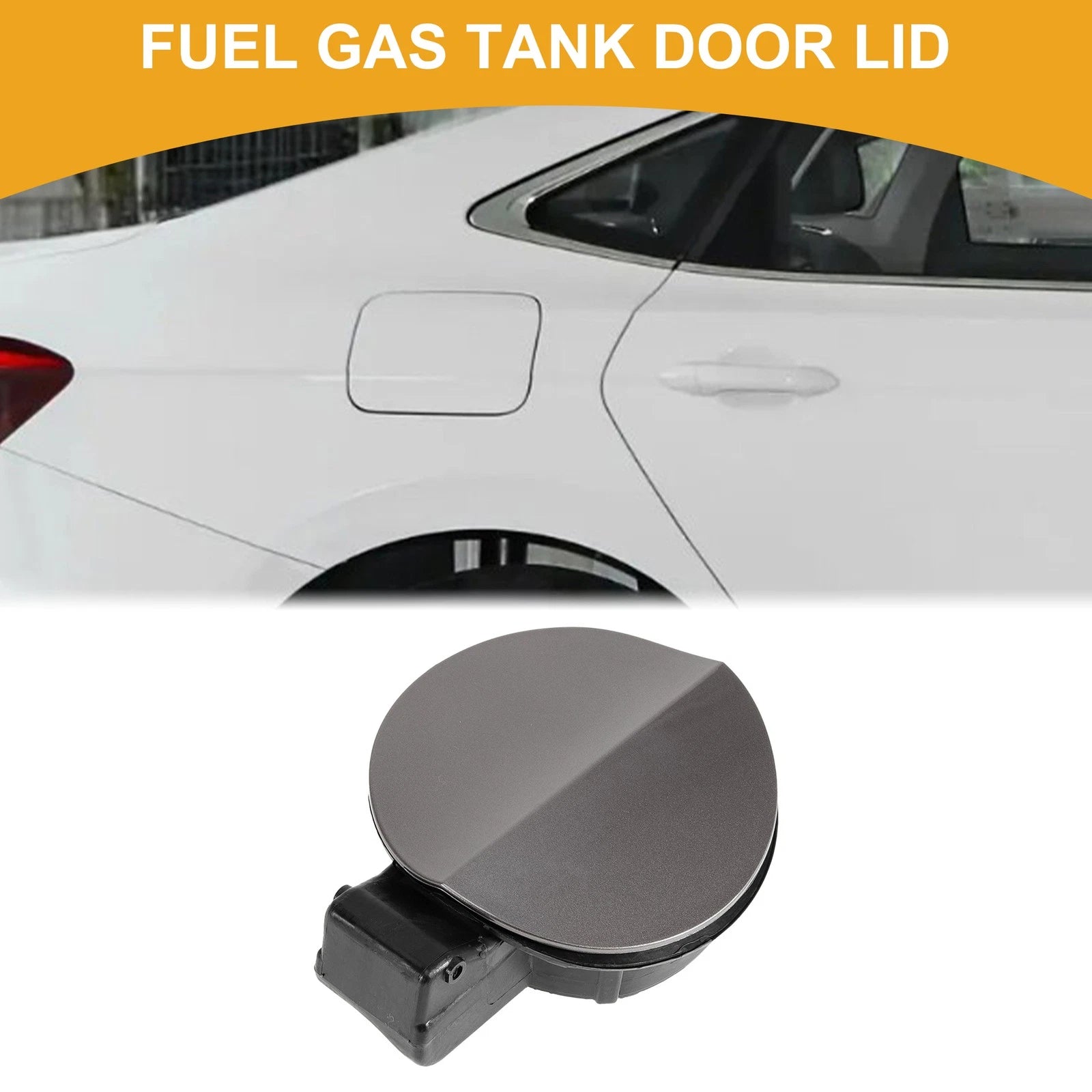 Fuel Tank Door Cap for Volkswagen CC (2006–2012) Dark Gold Tone