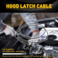 Hood Latch Release Cable with Pull Handle for Honda Civic (1996–2000)