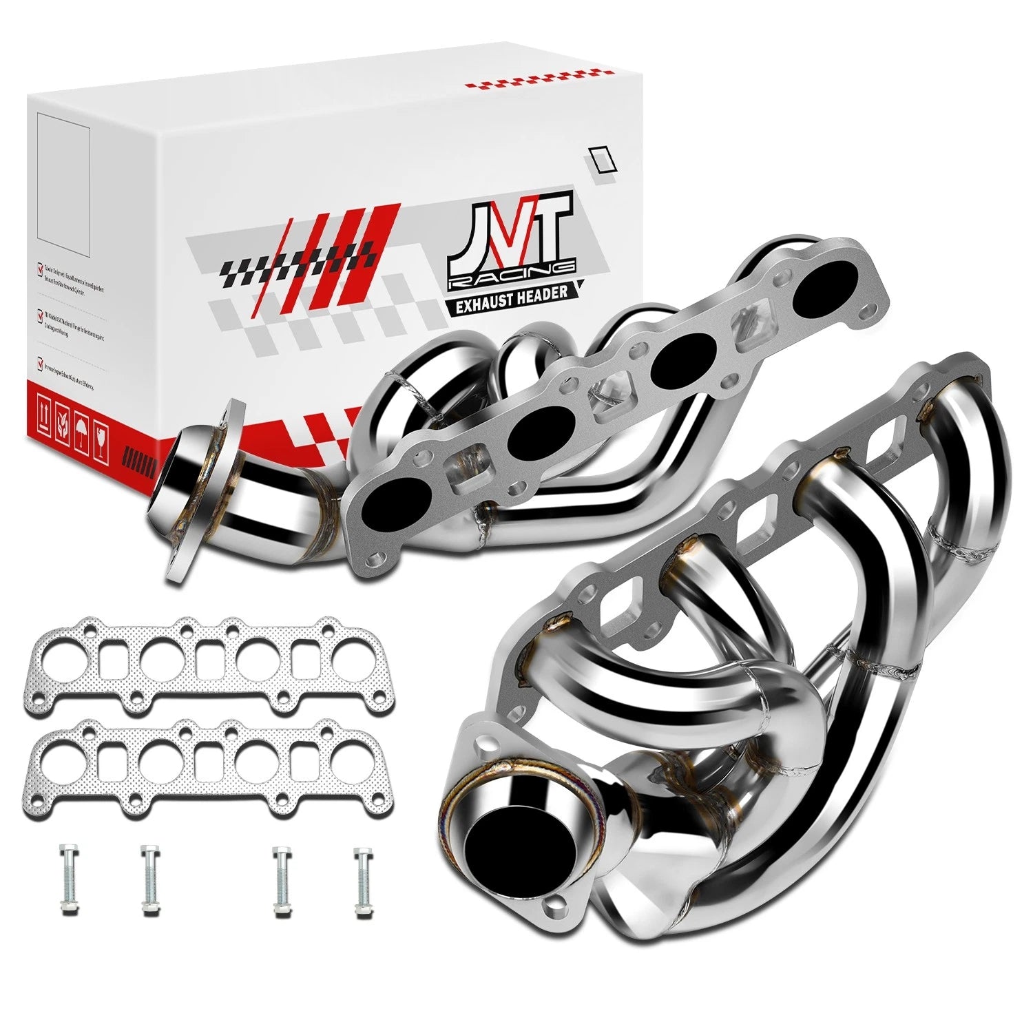 Shorty Header Exhaust Pipe Manifold for Ford F-150 5.0L V8 (2015–2020)