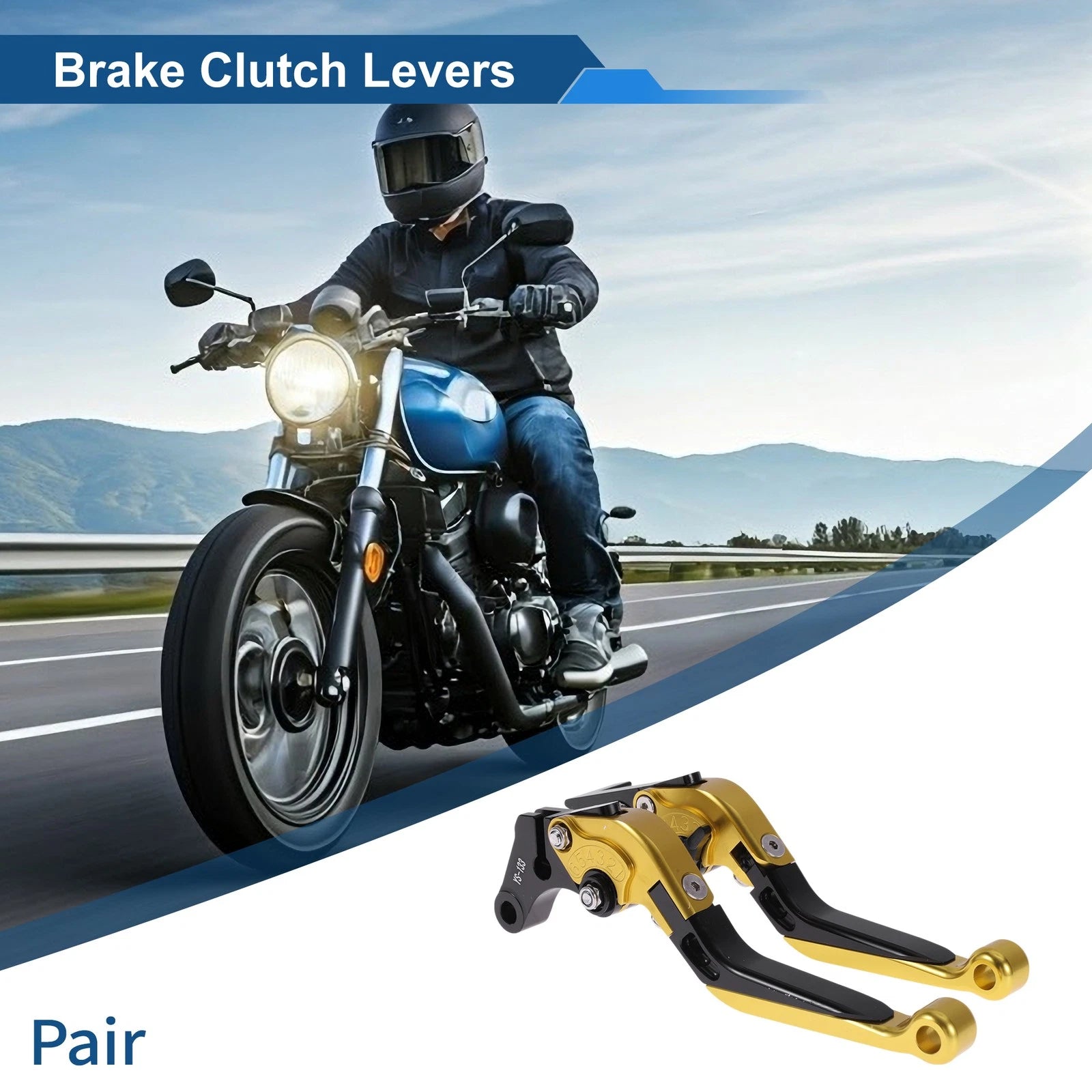 Adjustable Brake Clutch Levers for Suzuki GSXR150 (2017–2020) 1 Pair