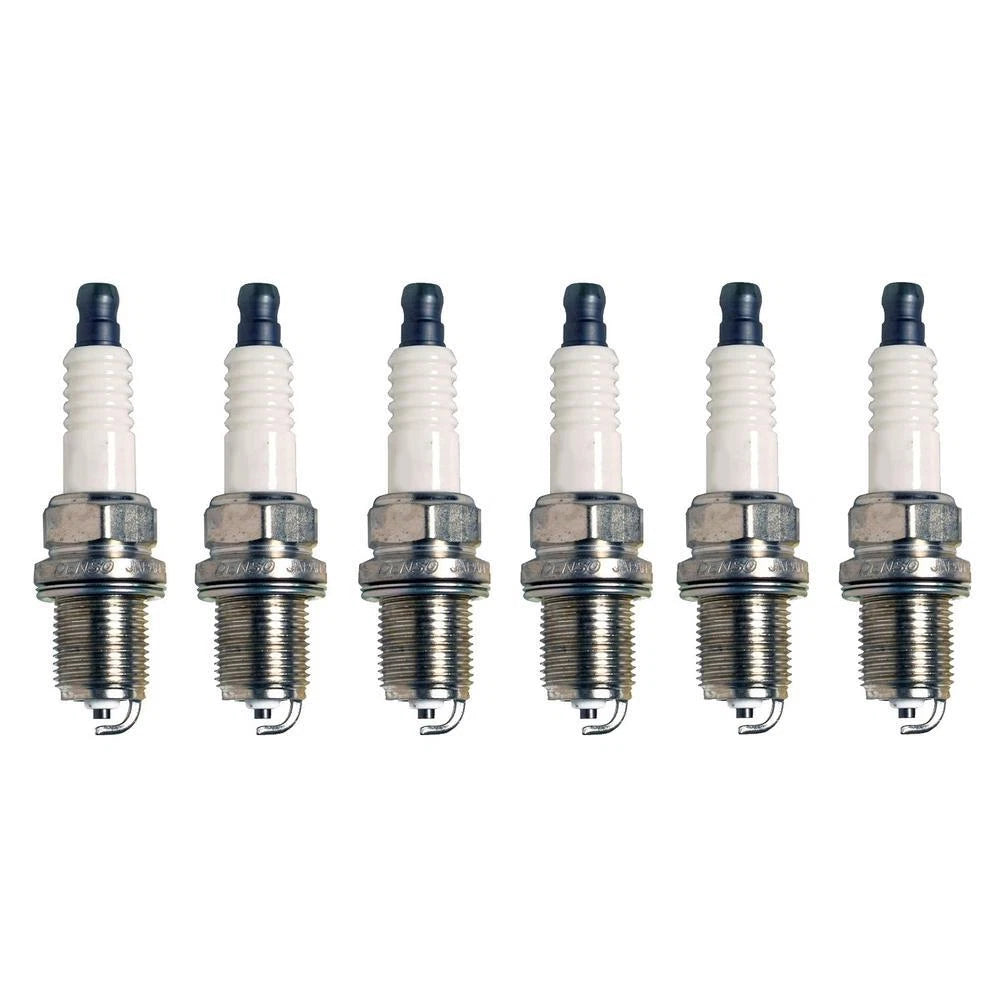 Set of 6 Denso U-Groove Spark Plugs (Gap 0.044) for