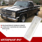 Clear Front Side Marker Lights for Chevrolet C10 C20 C30 GMC C1500 C2500 (1981–1991)