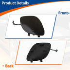 Car Bumper Tow Hook Cover for Mercedes-Benz C43 (2017-2018) - Brown