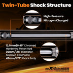 Set of 2 Lowering Shocks for Chevrolet GMC (1988–2000)