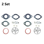Set of 2 Carburetor Repair Kits for Briggs & Stratton Lawn Mowers (696146, 696147)