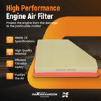 Engine Air Filter for GMC Terrain V6 (2013–2017) 25899727 9727 A3138 23335811