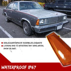 2X Amber Lens Front Side Marker Lights for Chevrolet El Camino Malibu (1980–1981)