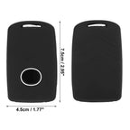 2pcs Silicone Key Cover Holder for Mazda 3 CX-30 CX-5 CX-9 (2019–2023)
