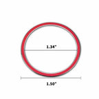 Inner Ring Trim Red for Mercedes-Benz Keyless Remote Key Start (2014-2017)
