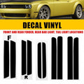 Precut Tint Overlay Vinyl Decals for Challenger (2015–2023)