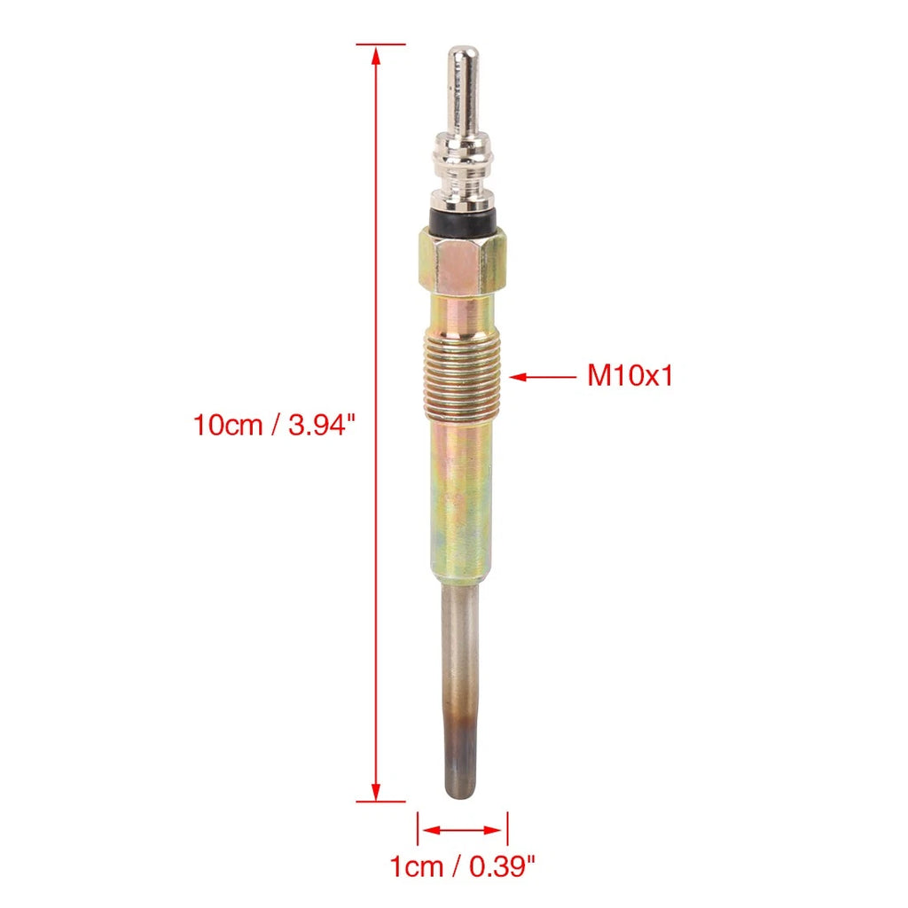 Set of 4 Diesel Heater Glow Plugs for Audi A3 (2003–2010)