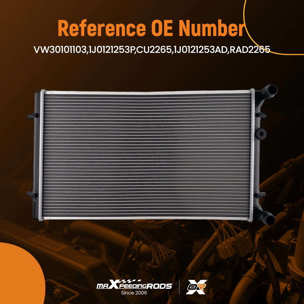 Aluminum Radiator for VW Jetta Golf City (1999–2015)