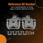 Rear Brake Caliper Assembly for Kia Forte 1.8L/2.0L (2014–2018) 19-B6788 19-B6789